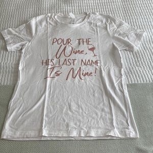 Wedding Wine Shirt